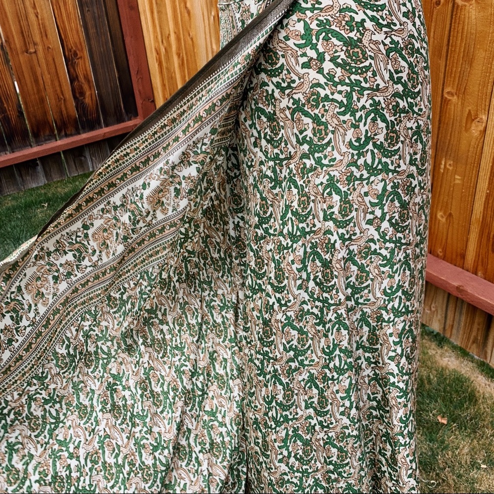 TYSA designs floral rayon maxi boho wrap skirt